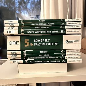 Manhattan Prep GRE Workbooks! Most new, some used